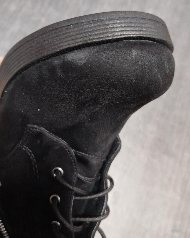 Botas Camilla - Negro Gamuza 37 (Yayita)