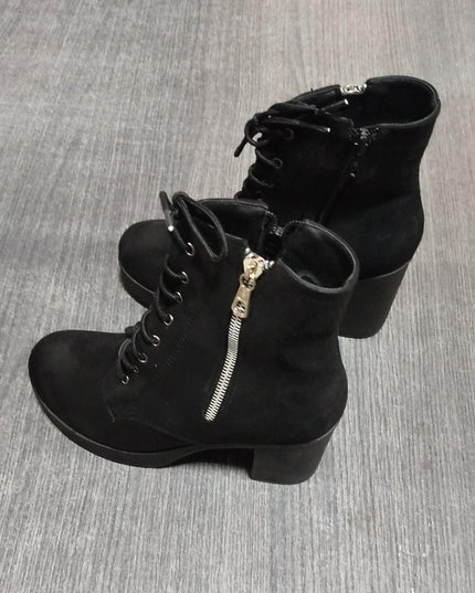 Botas Camilla - Negro Gamuza 37 (Yayita)