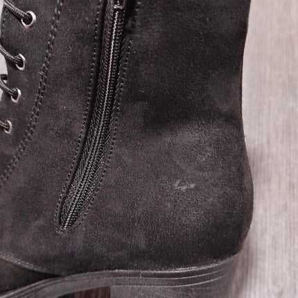 Botas Mujer Camilla - Negro Gamuza 37 (Yayita)