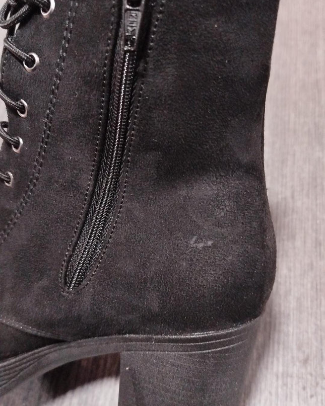 Botas Camilla - Negro Gamuza 37 (Yayita)