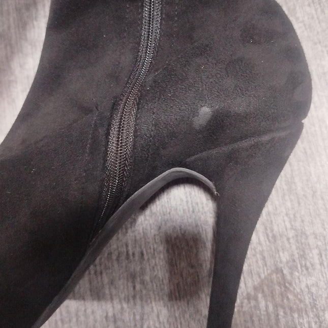 Botas Mujer Bonjour - Negro Gamuza 37 (Yayita)