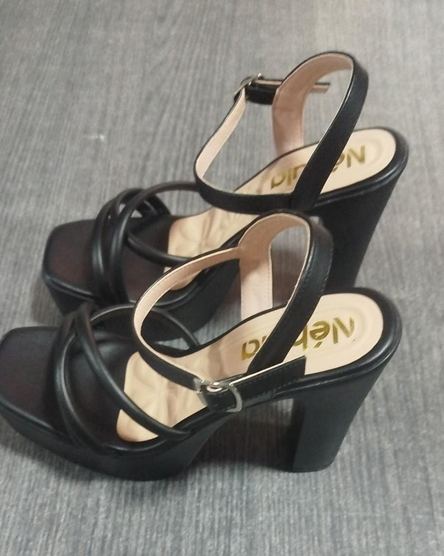 Sandalias Vezhtiva  - Negro 36 (Yayita)