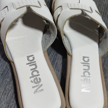 Sandalias Casuales Mujer  Bremany - Hueso 35 (Yayita)