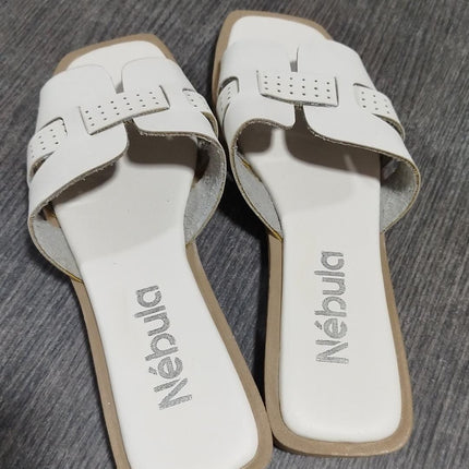 Sandalias Casuales Mujer Bremany - Hueso 38 (Yayita)