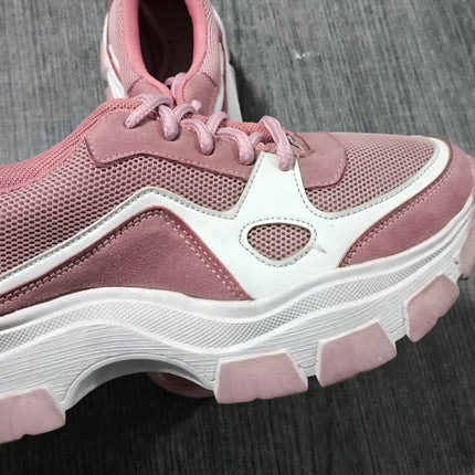 Zapatillas Urbanas Mujer Athenas - Rosado 37 (Yayita)