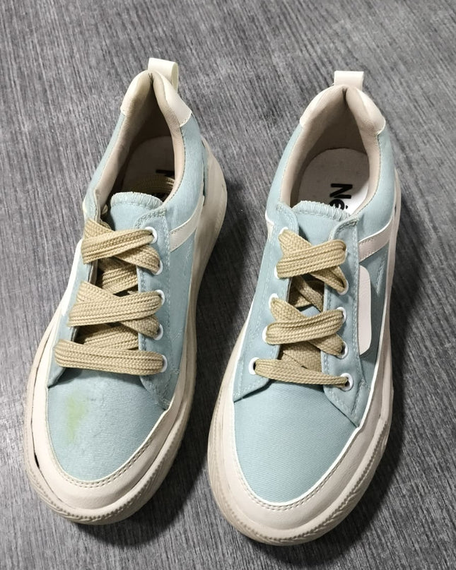 Zapatillas Urbanas Mujer Drozen - Verde Agua 39 (Yayita)