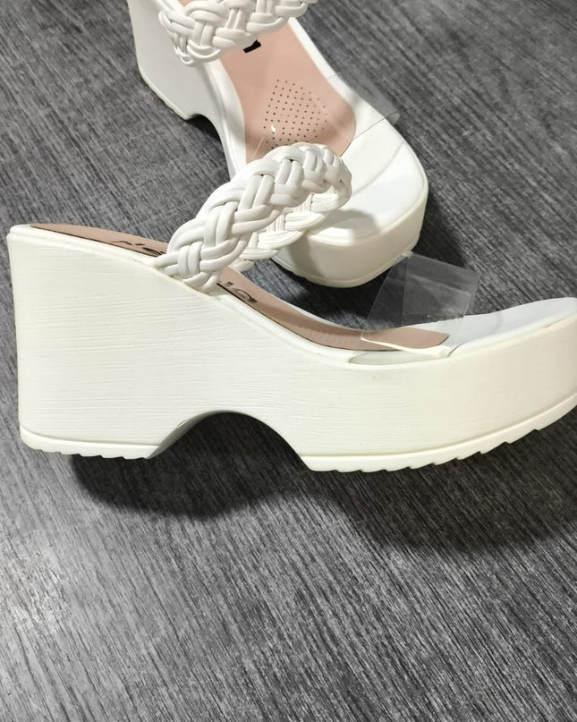 Sandalias Casuales Mujer Volos - Blanco 36 (Yayita)
