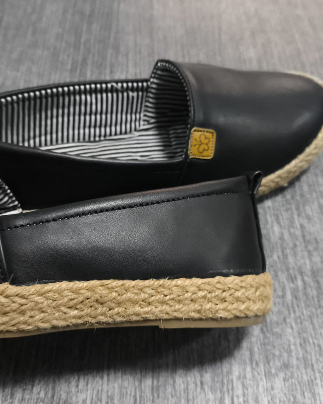 Alpargatas Mujer Belen  - Negro 35 (Yayita)