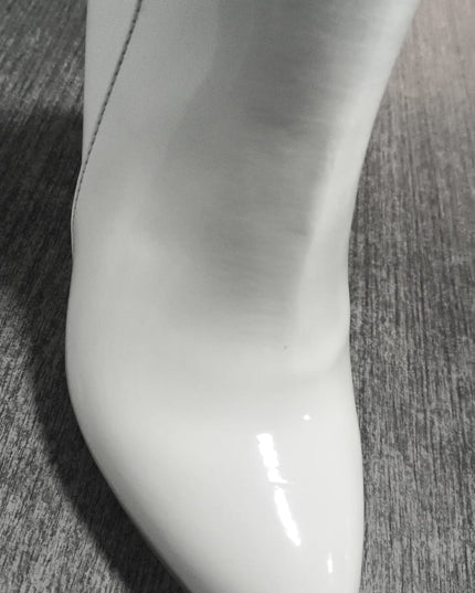 Botas Mujer Bubali - Blanco Charol 37 (Yayita)