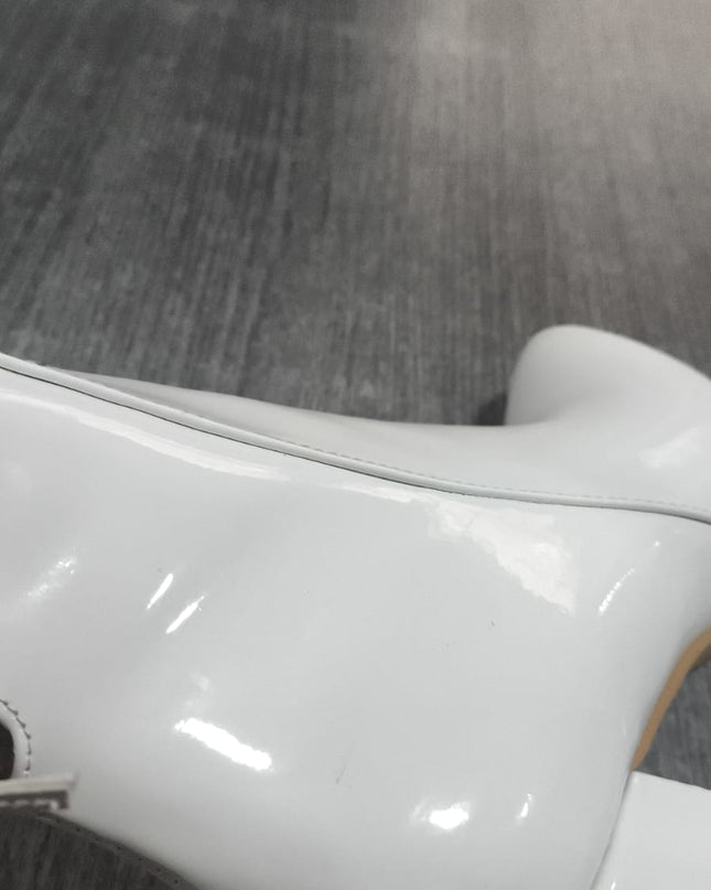 Botas Mujer Bubali - Blanco Charol 37 (Yayita)