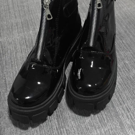 Botines Mujer Tarija - Negro Charol 38 (Yayita)