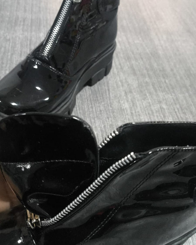 Botines Mujer Tarija - Negro Charol 38 (Yayita)