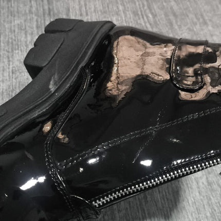 Botines Mujer Tarija - Negro Charol 38 (Yayita)
