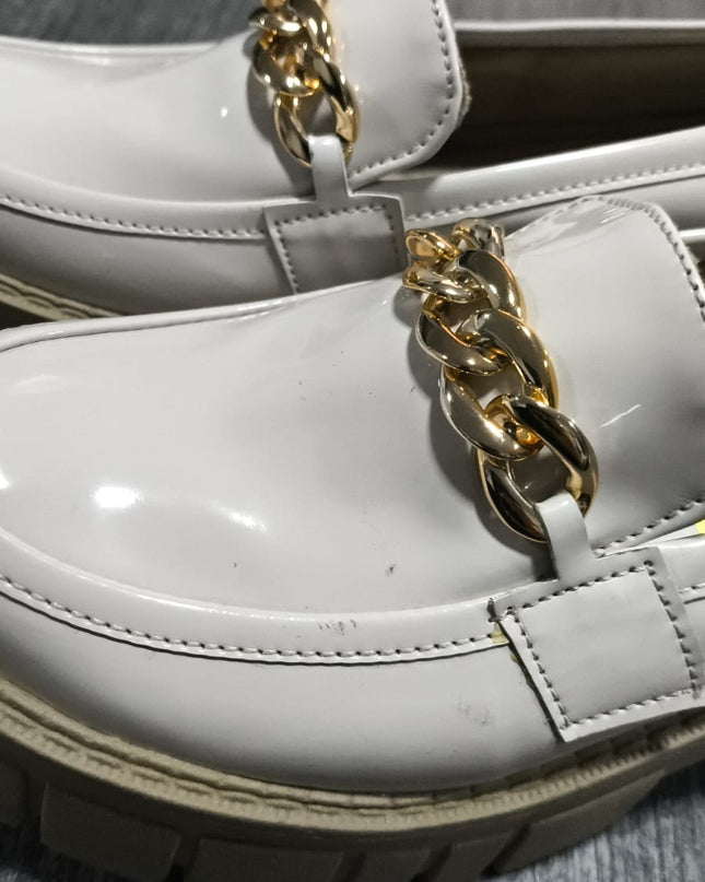 Mocasines Mujer Antalya - Nude Charol 37 (Yayita)