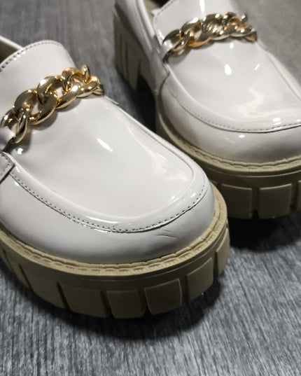 Mocasines Mujer Antalya - Nude Charol 37 (Yayita)