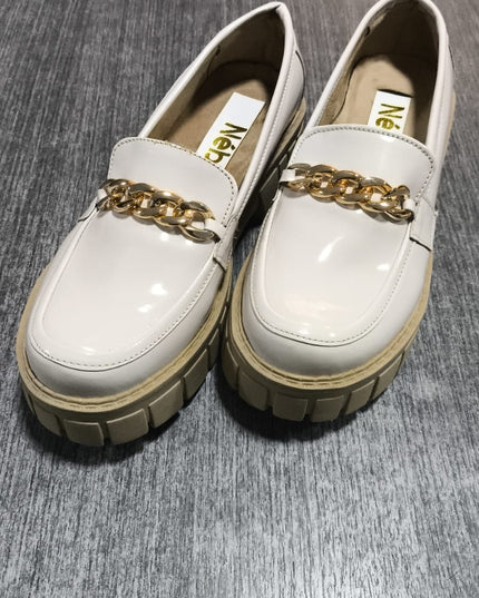 Mocasines Mujer Antalya 2 - Nude Charol 37 (Yayita)