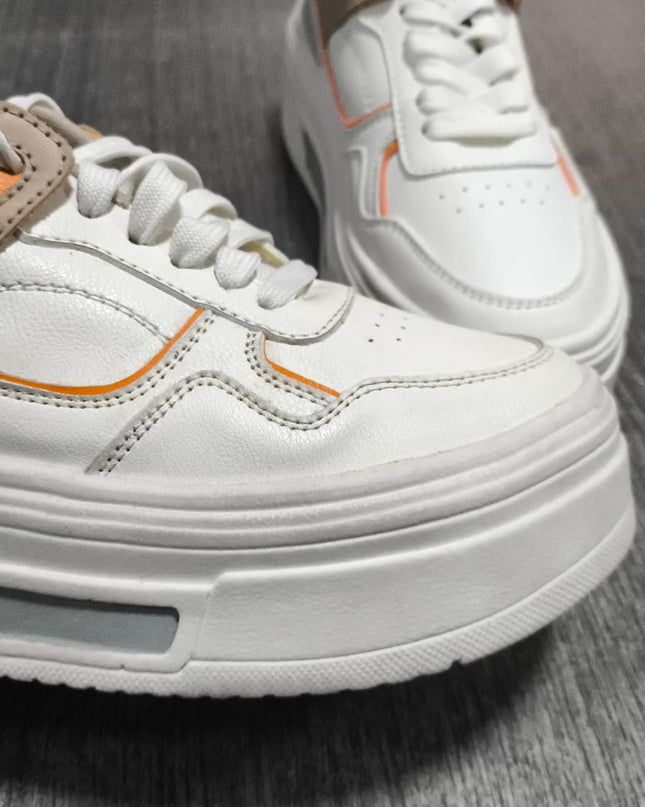 Zapatillas Urbanas Mujer Luka - Anaranjado 35 (Yayita)