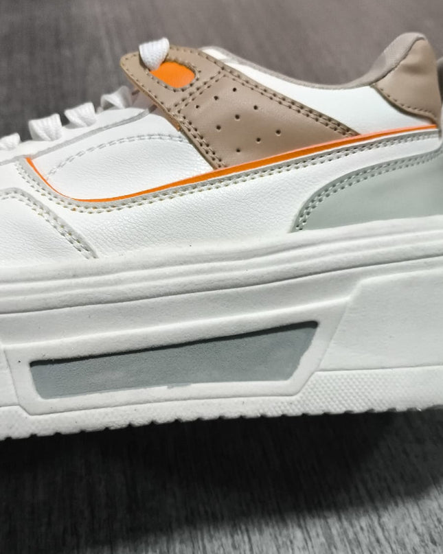 Zapatillas Urbanas Mujer Luka - Anaranjado 35 (Yayita)