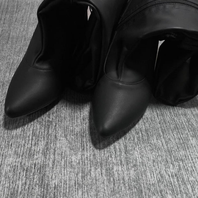 Botas Mujer Adela - Negro Latex 35 (Yayita)