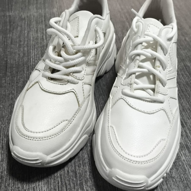 Zapatillas Urbanas Mujer Milan - Blanco 35 (Yayita)