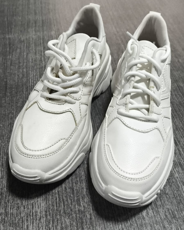 Zapatillas Urbanas Mujer Milan - Blanco 35 (Yayita)