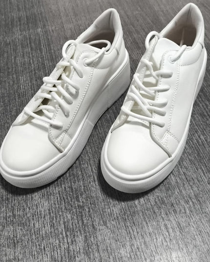 Zapatillas Urbanas Mujer Kioto - Blanco 35 (Yayita)