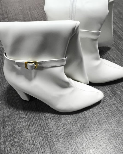 Botas Mujer Samalut - Blanco 39 (Yayita)