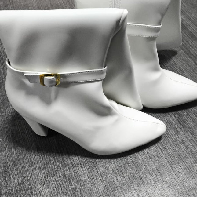 Botas Mujer Samalut - Blanco 39 (Yayita)