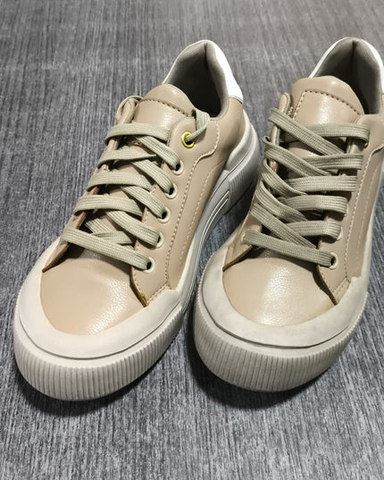 Zapatillas Urbanas Mujer Khaleesi - Beige 35 (Yayita)