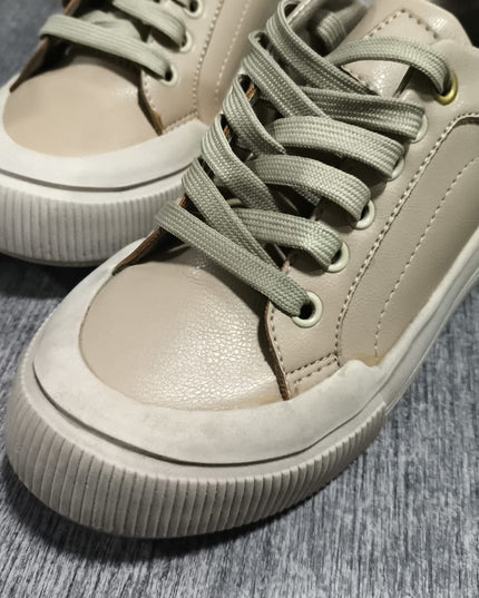 Zapatillas Urbanas Mujer Khaleesi - Beige 35 (Yayita)