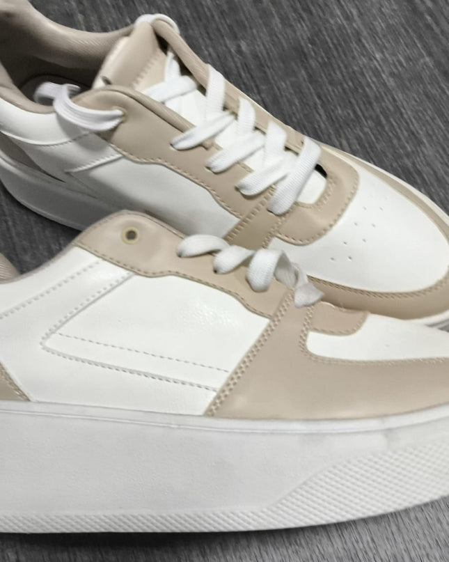 Zapatillas Urbanas Mujer San Diego 2 - Beige 39 (Yayita)