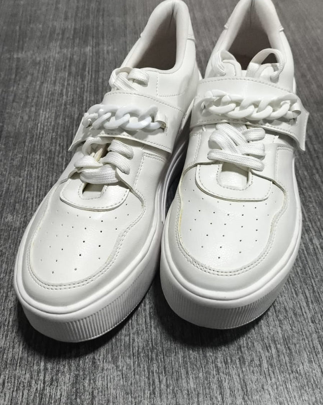 Zapatillas Urbanas Mujer helsinki - Blanco 39 (Yayita)