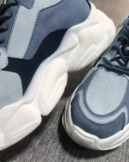 Zapatillas Mujer Perth - Azul Dos 37 (Yayita)