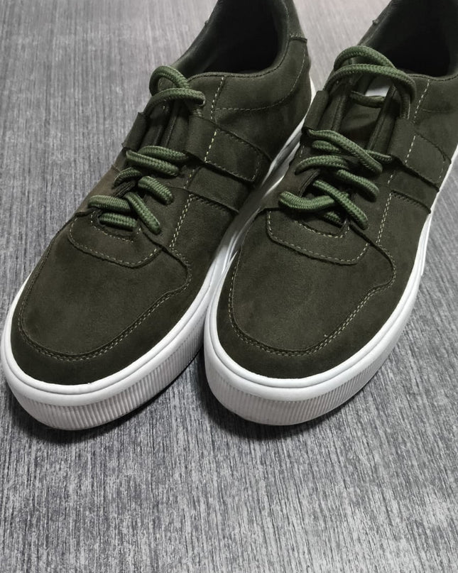 Zapatillas Urbanas Mujer Oporto - Verde 37 (Yayita)