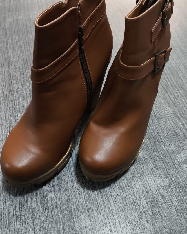 Botines Mujer Lovech - Camel 39 (Yayita)