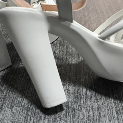 Sandalias Casuales Mujer Vezhtiva - Blanco 37 (Yayita)