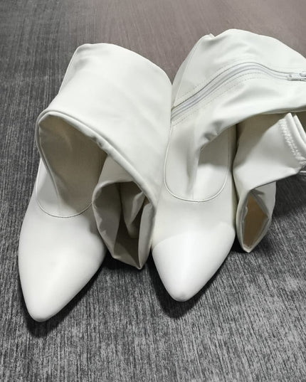 Botas Mujer Adela - Ivory 38 (Yayita)