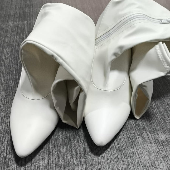 Botas Mujer Adela - Ivory 38 (Yayita)