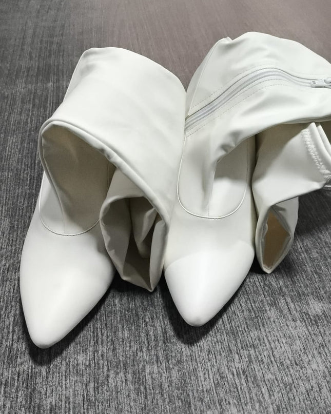 Botas Mujer Adela - Ivory 38 (Yayita)