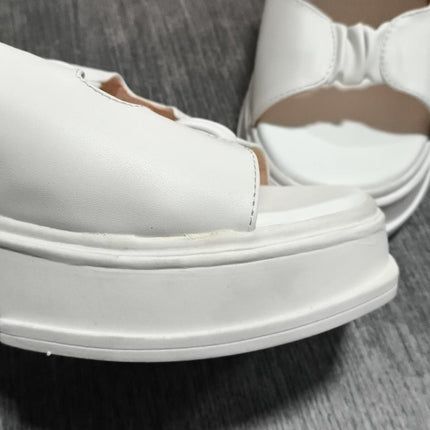Sandalias Urbanas Mujer brakzon - blanco 39 (Yayita)