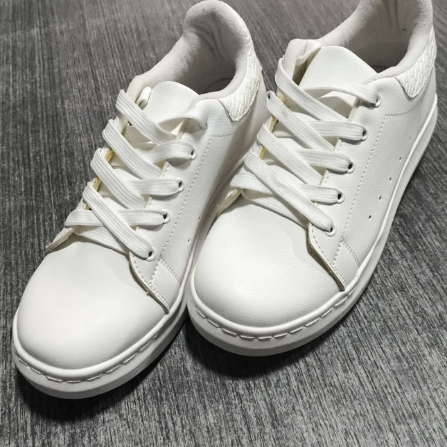 Zapatillas Urbanas Mujer pinasco - blanco serpiente 35 (Yayita)