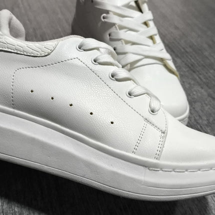Zapatillas Urbanas Mujer pinasco - blanco serpiente 35 (Yayita)