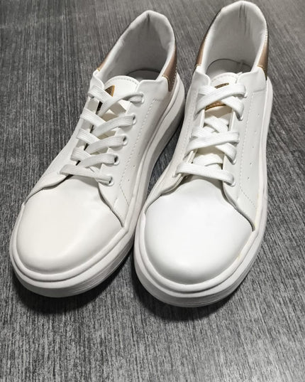 Zapatillas Urbanas Mujer Viena - Dorado 39 (Yayita)