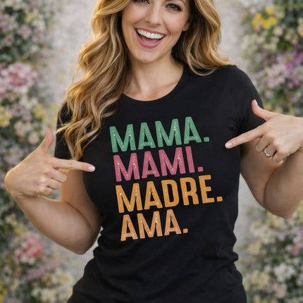 Polo Mujer - Mama Mami Madre Ama