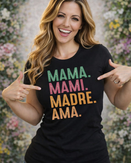 Polo Mujer - Mama Mami Madre Ama