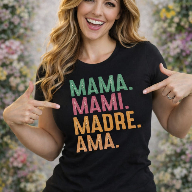 Polo Mujer - Mama Mami Madre Ama