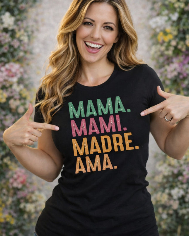 Polo Mujer - Mama Mami Madre Ama