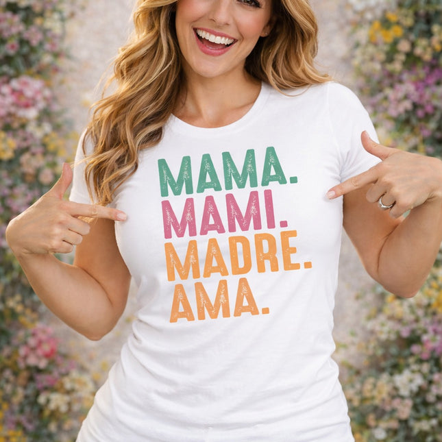 Polo Mujer - Mama Mami Madre Ama