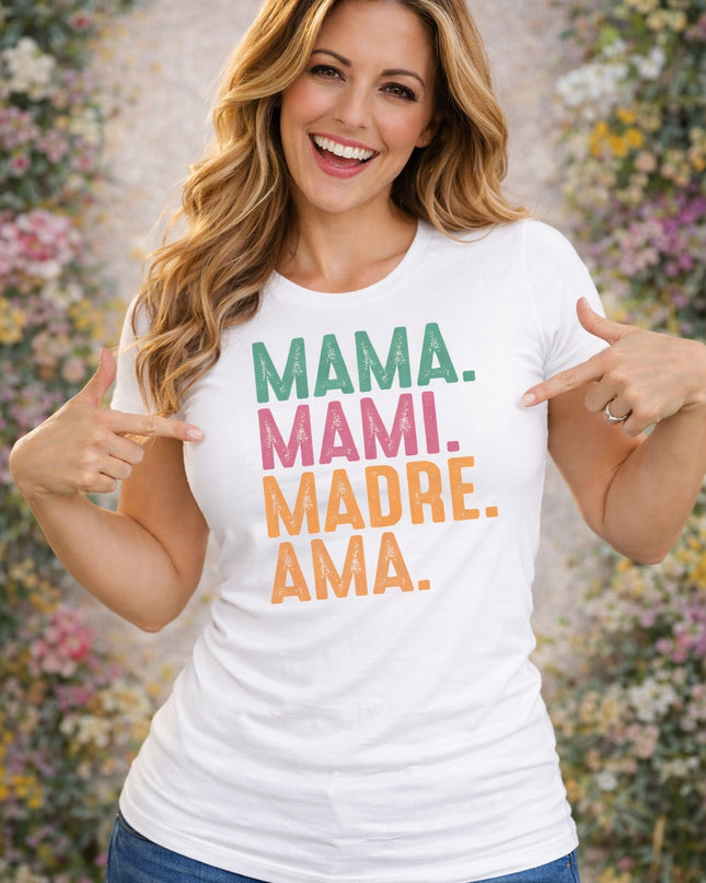 Polo Mujer - Mama Mami Madre Ama