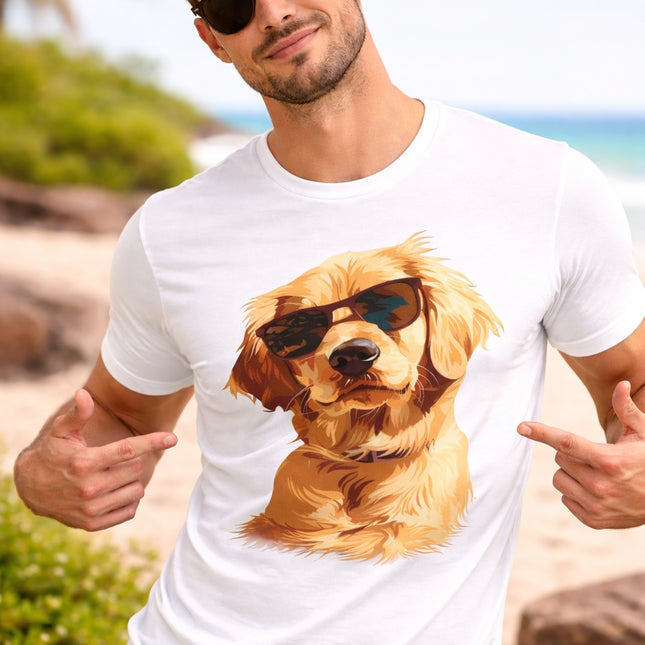 Polo Hombre - Perro Con Lentes